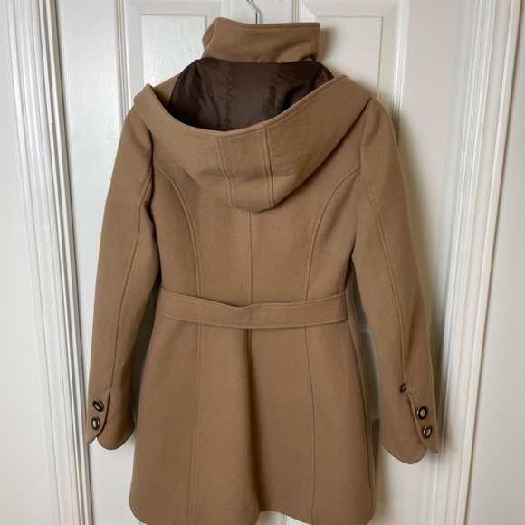 Soia & kyo hood wool coat with pockets Tulip double breasted XS - Picture 2 of 3